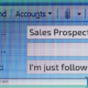 sales email screenshot